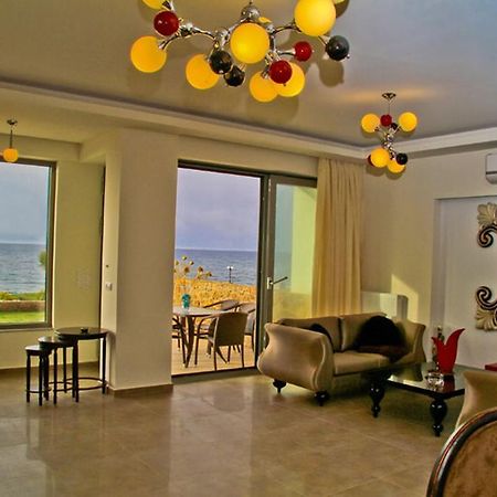 Sea View Beachfront Villa Peri Goúvai Ngoại thất bức ảnh