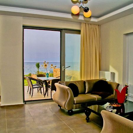 Sea View Beachfront Villa Peri Goúvai Ngoại thất bức ảnh