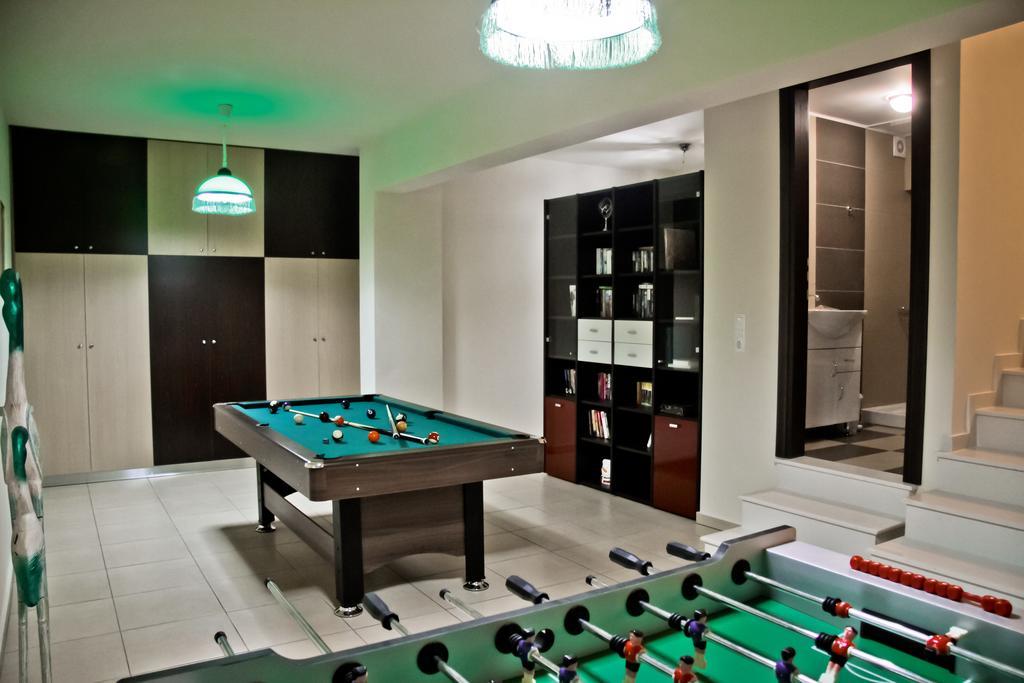Sea View Beachfront Villa Peri Goúvai Ngoại thất bức ảnh