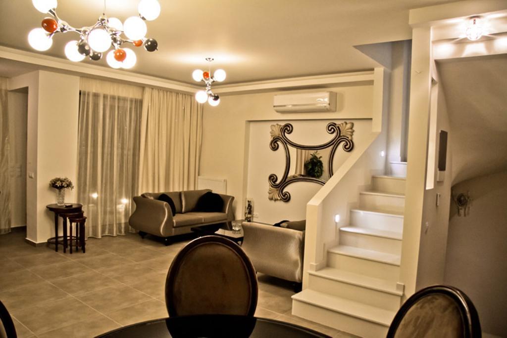 Sea View Beachfront Villa Peri Goúvai Phòng bức ảnh